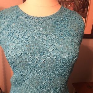 Blue blouse with sequins